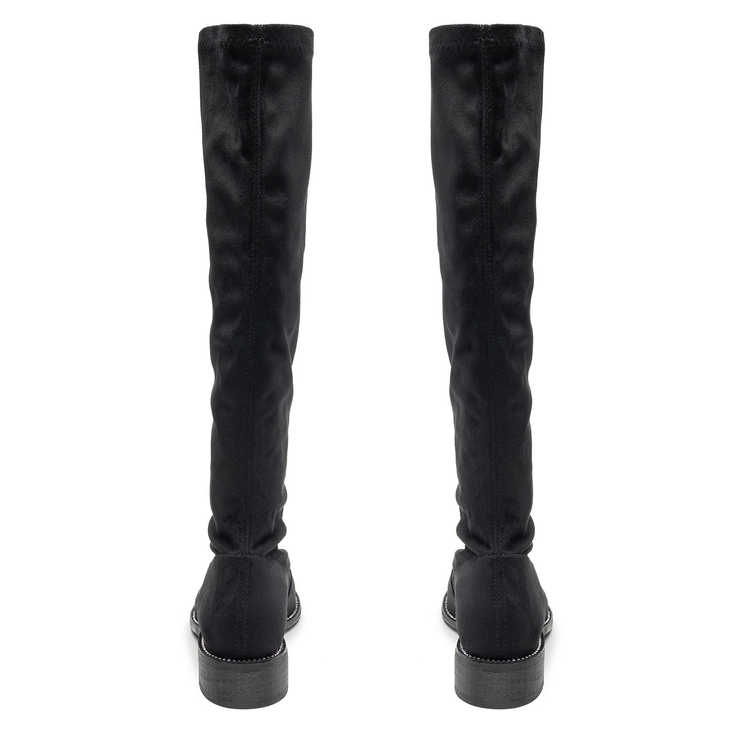 Kozaki R.Polański 1622/K - Czarny Zamsz