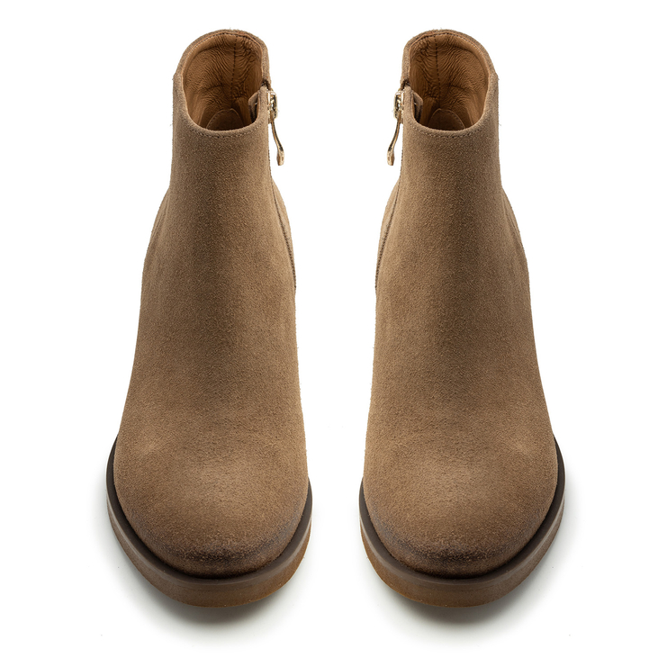 Botki R.Polański 1146 - Camel 546 Zamsz