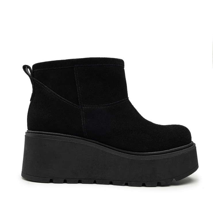 Botki R.Polański 1741/N - Czarny Zamsz