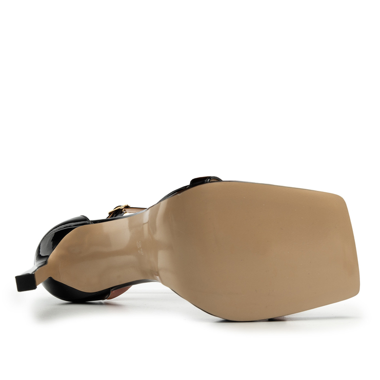 Sandały R.Polański 1996 - Czarny Lakier