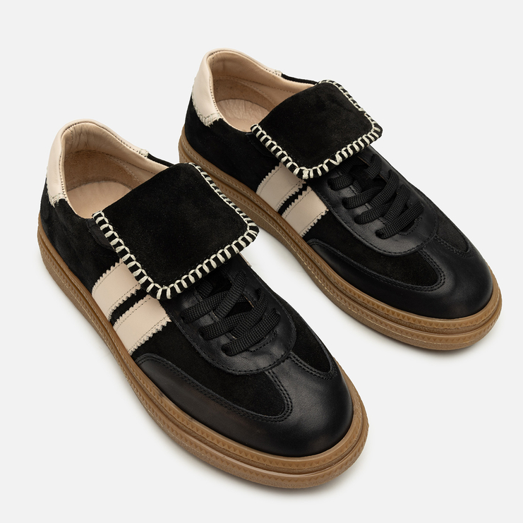 Sneakersy R.Polański 2154 - Czarny