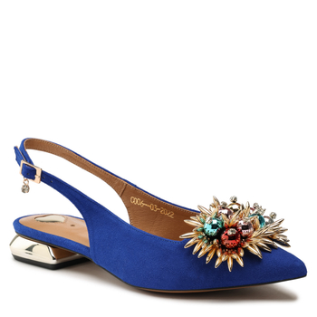 Sandały R.Polański 1488/L - Chaber Zamsz