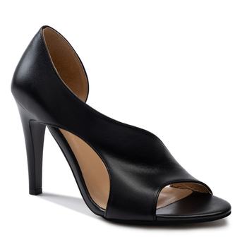 Czółenka 720/N - Czarny Lico