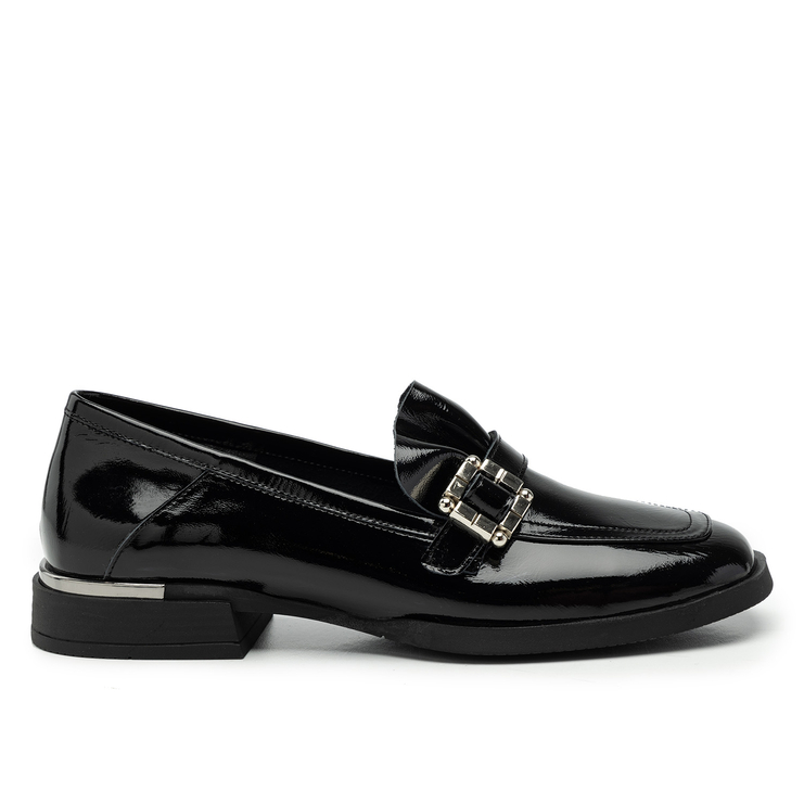 Półbuty R.Polański 2082 - Czarny Naplak