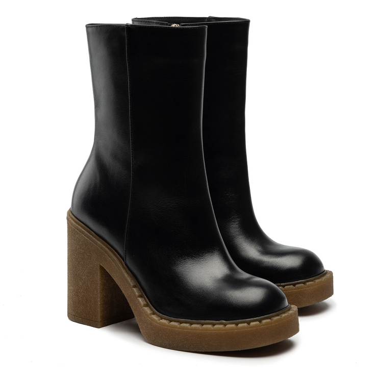 Botki R.Polański 1586 - Czarny Lico