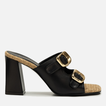 Klapki R.Polański 2171 - Czarny Lico