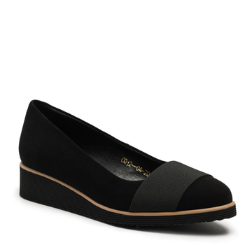 Półbuty R.Polański 1161 - Czarny Zamsz