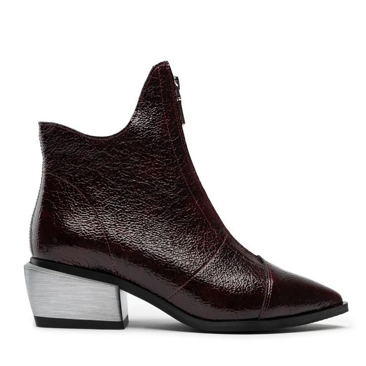 Botki R.Polański 1575 - Bordowy Naplak