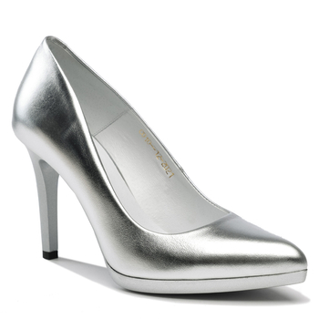 Czółenka 847 - Srebrny Lico