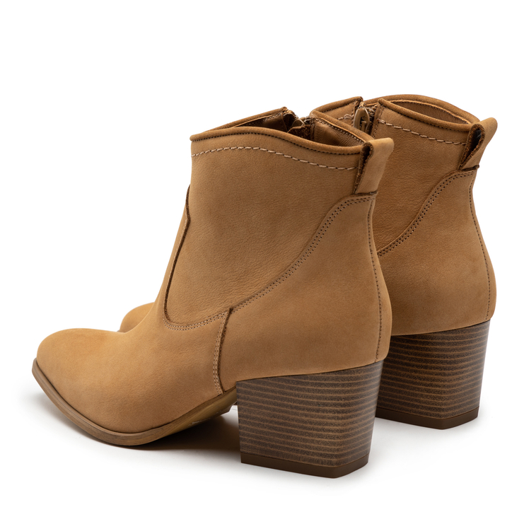 Botki R.Polański 1147 - Camel Nubuk