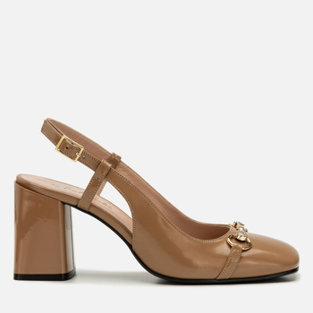 Sandały R.Polański 2172 - Camel Naplak