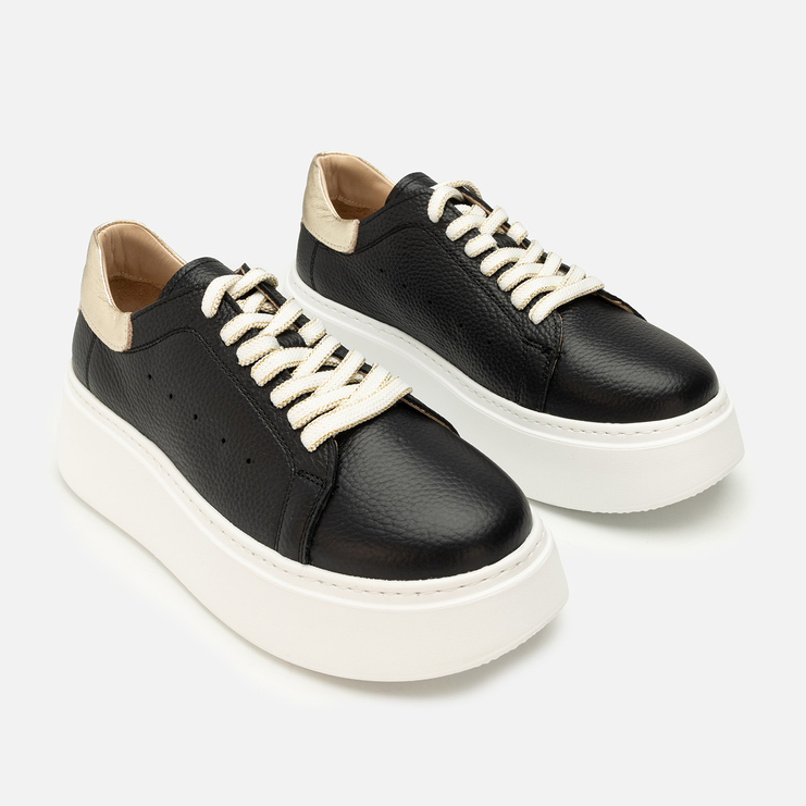 Sneakersy R.Polański 2145 - Czarny Lico