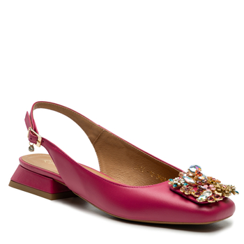 Sandały R.Polański 1595 - Fuksja Polina 559 Lico