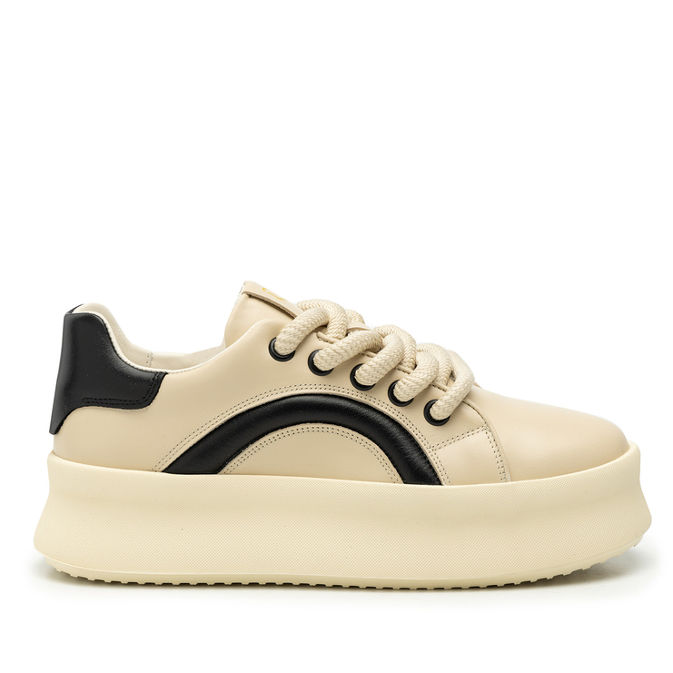 Sneakersy R.Polański 2104 - Beżowy Lico