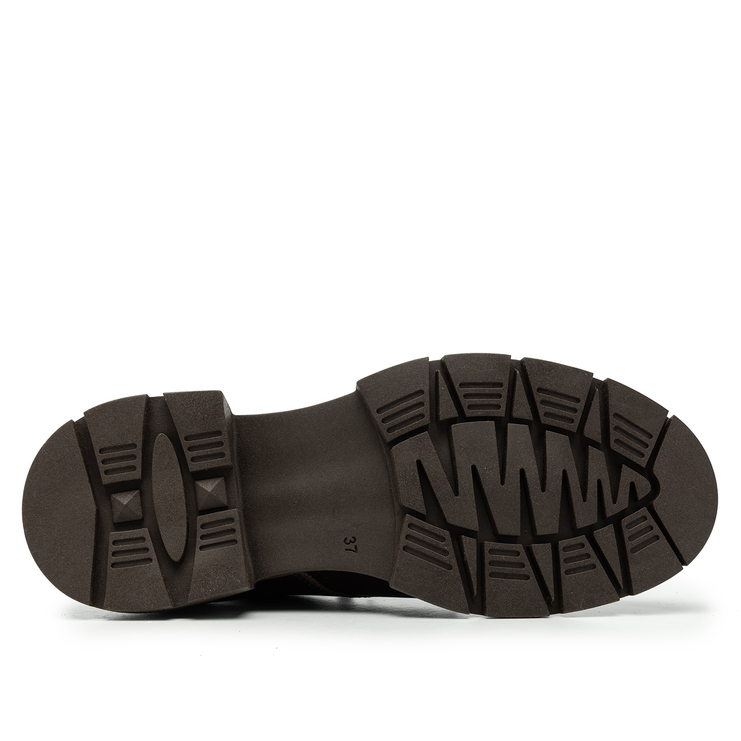 Oxfordy R.Polański 2078 - Brązowy Naplak