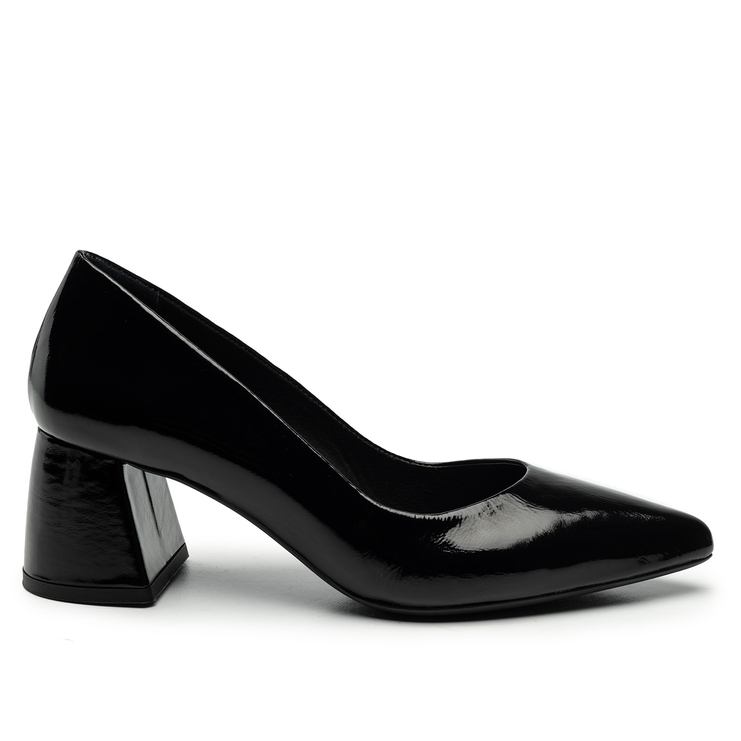 Czółenka R.Polański 2050 - Czarny Naplak