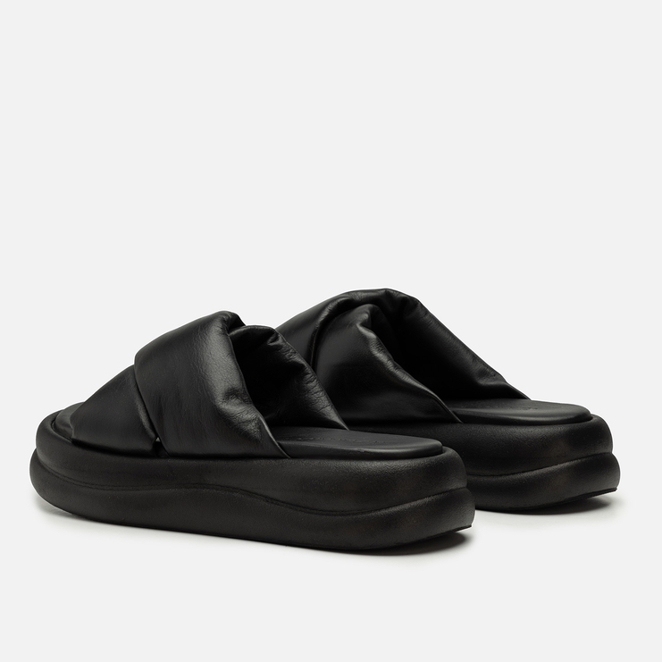 Klapki R.Polański 2198 - Czarny Lico