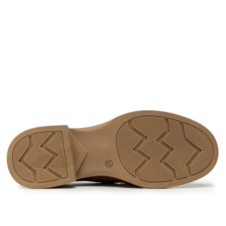 Półbuty R.Polański 2088 - Camel Zamsz