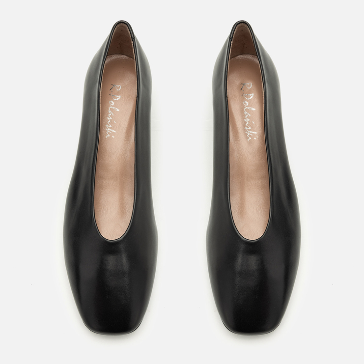 Czółenka R.Polański 2133 - Czarny Lico