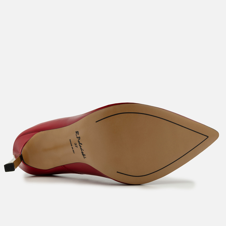 Szpilki 1044 - Czerwony Lico