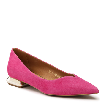 Baleriny R.Polański 1006 - Magnolia Zamsz