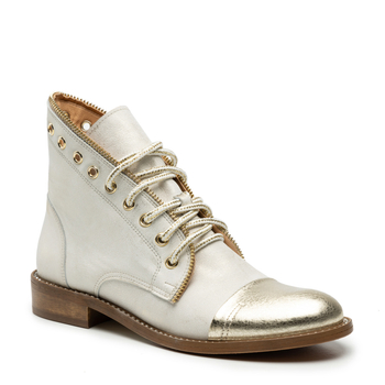 Botki R.Polański 1686 - Złoty Przecierany/Złoty