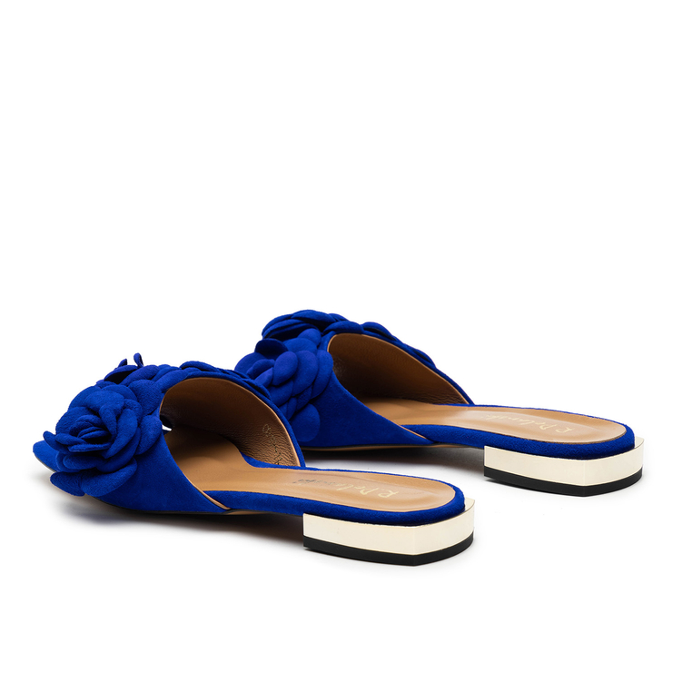 Klapki R.Polański 1281 - Chaber Zamsz