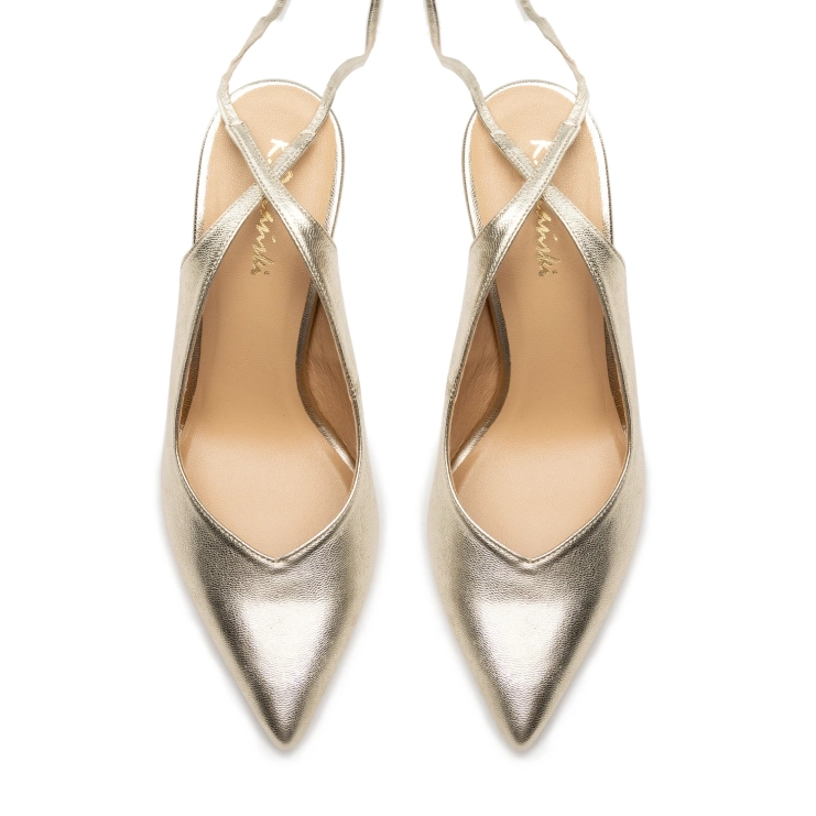 Sandały R.Polański 1421 - Złoty Lico