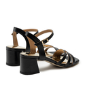 Sandały R.Polański 1115 - Czarny Lico