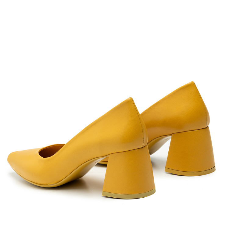 Czółenka R.Polański 2050 - Mustard Lico