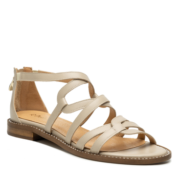 Sandały R.Polański 1642 - Beżowy Lico