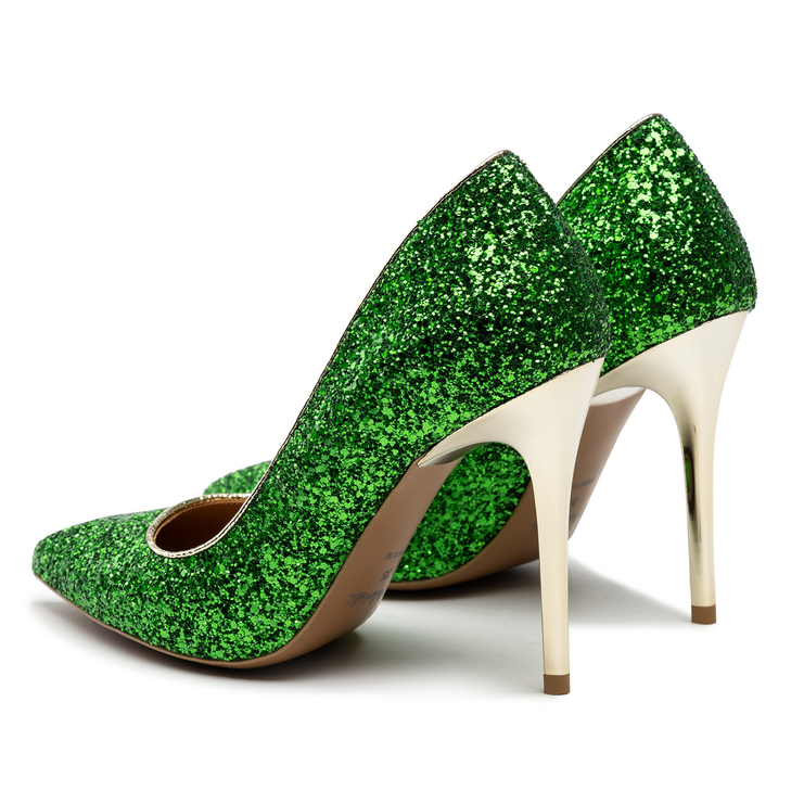 Czółenka R.Polański 1543 - Planet Ciemny Zielony