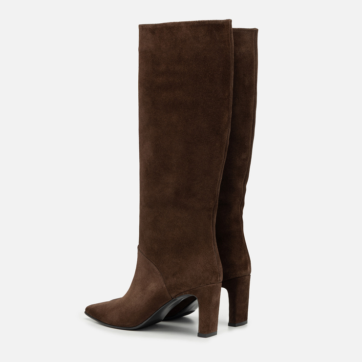 Kozaki R.Polański 2245 - Brązowy Zamsz