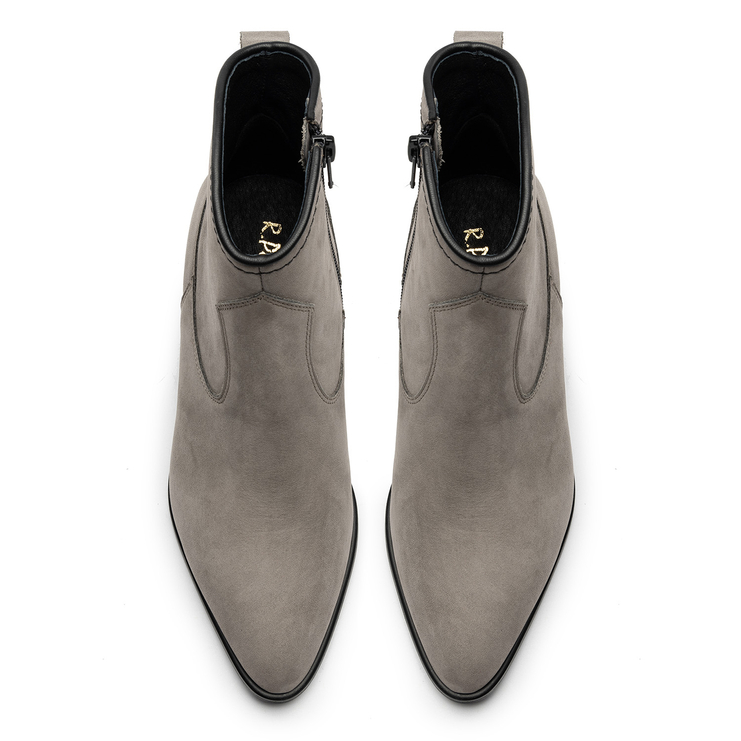 Botki R.Polański 1147 - Szary Nubuk