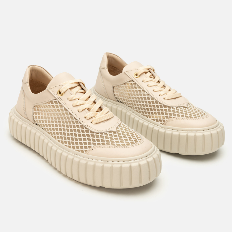 Sneakersy R.Polański 2148 - Beżowy