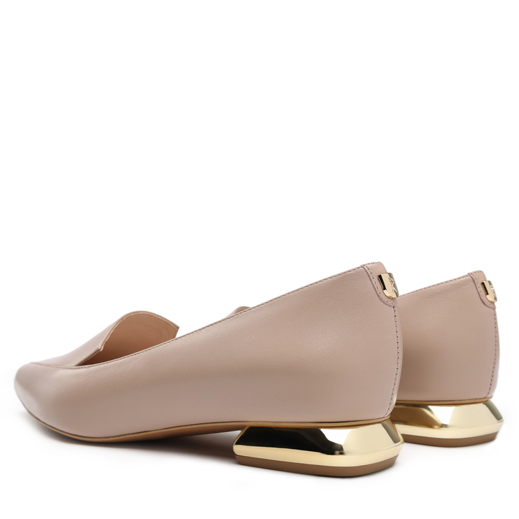 Mokasyny 989 - Różowy Lico