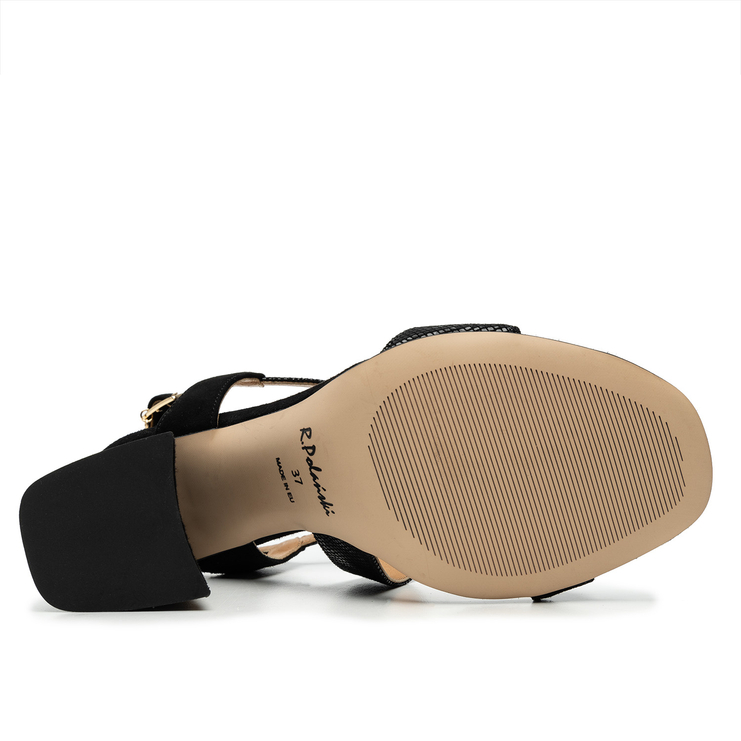 Sandały R.Polański 1681 - Czarny