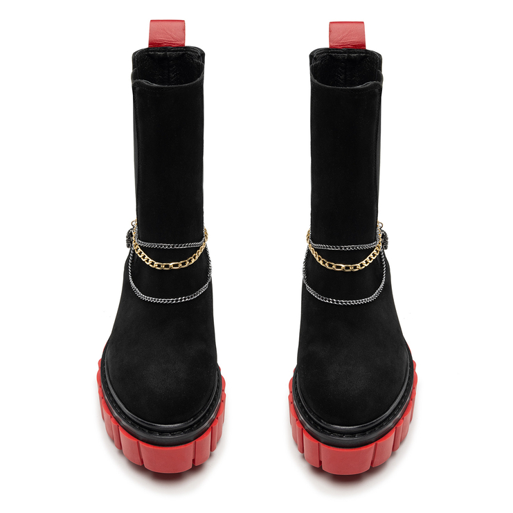 Botki R.Polański 1337 - Czarny Nubuk