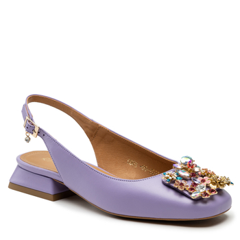 Sandały R.Polański 1595 - Fioletowy Polina 288 Lico