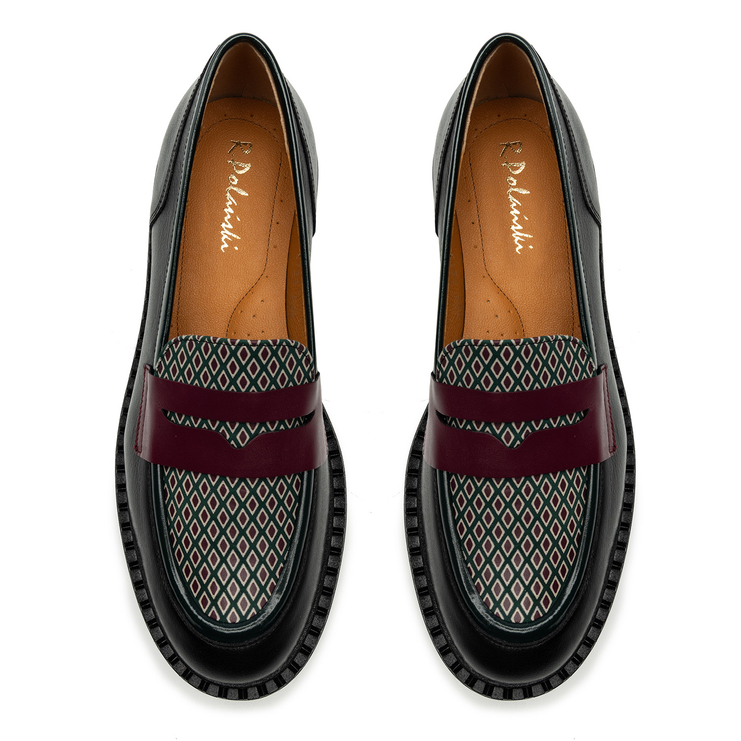 Mokasyny R.Polański 1951 - Czarny Lico