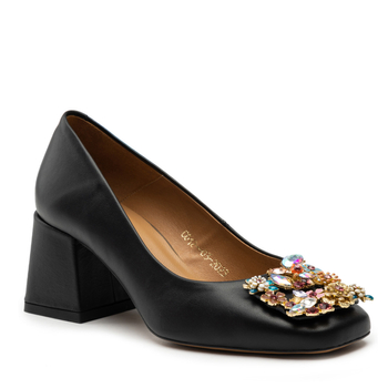 Czółenka R.Polański 1623 - Czarny Polina 550 Lico