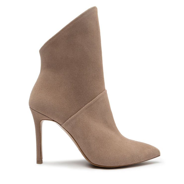 Botki R.Polański 1617 - Cappuccino Zamsz