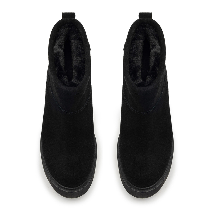 Botki R.Polański 1741/N - Czarny Zamsz