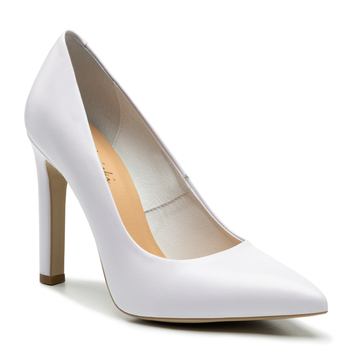 Czółenka R.Polański 1645 - Biały Lico