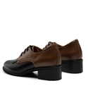 Półbuty R.Polański 1952 - Brązowy Lico/Czarny
