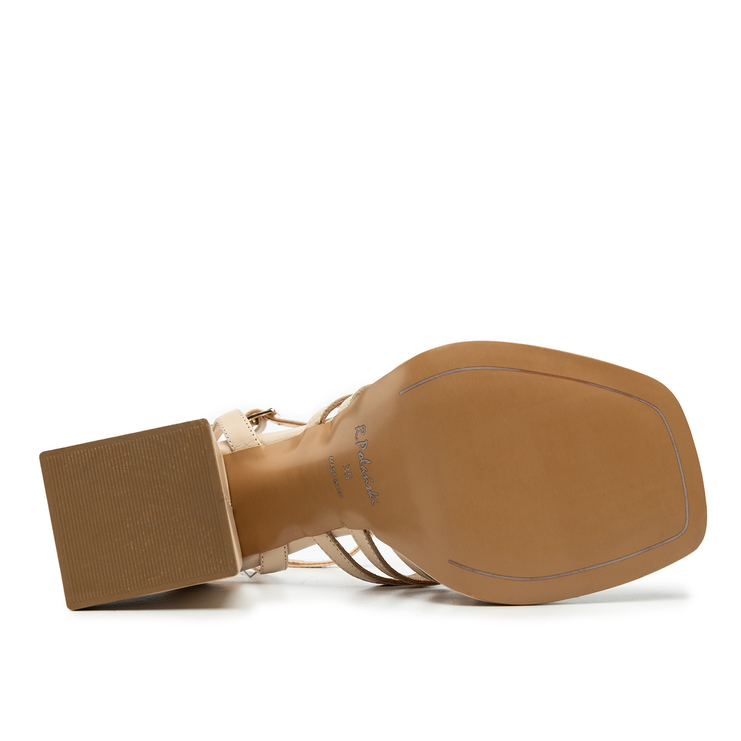 Sandały R.Polański 1457 - Beżowy Lico