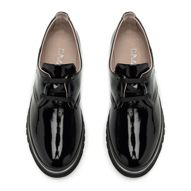 Półbuty R.Polański 2090 - Czarny Naplak