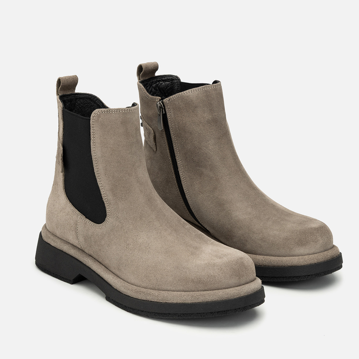 Sztyblety R.Polański 2244 - Cappuccino Zamsz