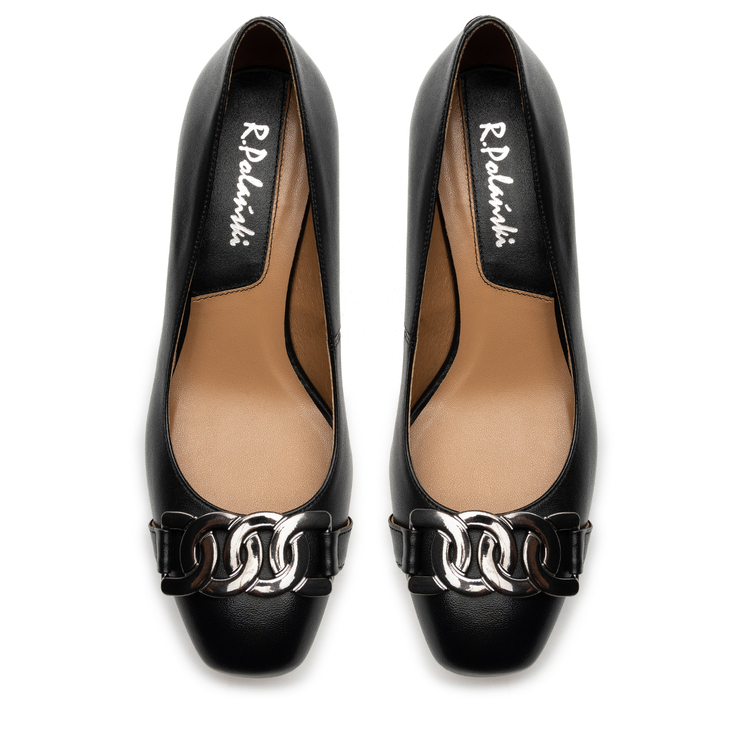 Czółenka R.Polański 1607 - Czarny Lico