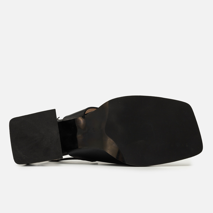 Sandały R.Polański 2184 - Czarny Lico